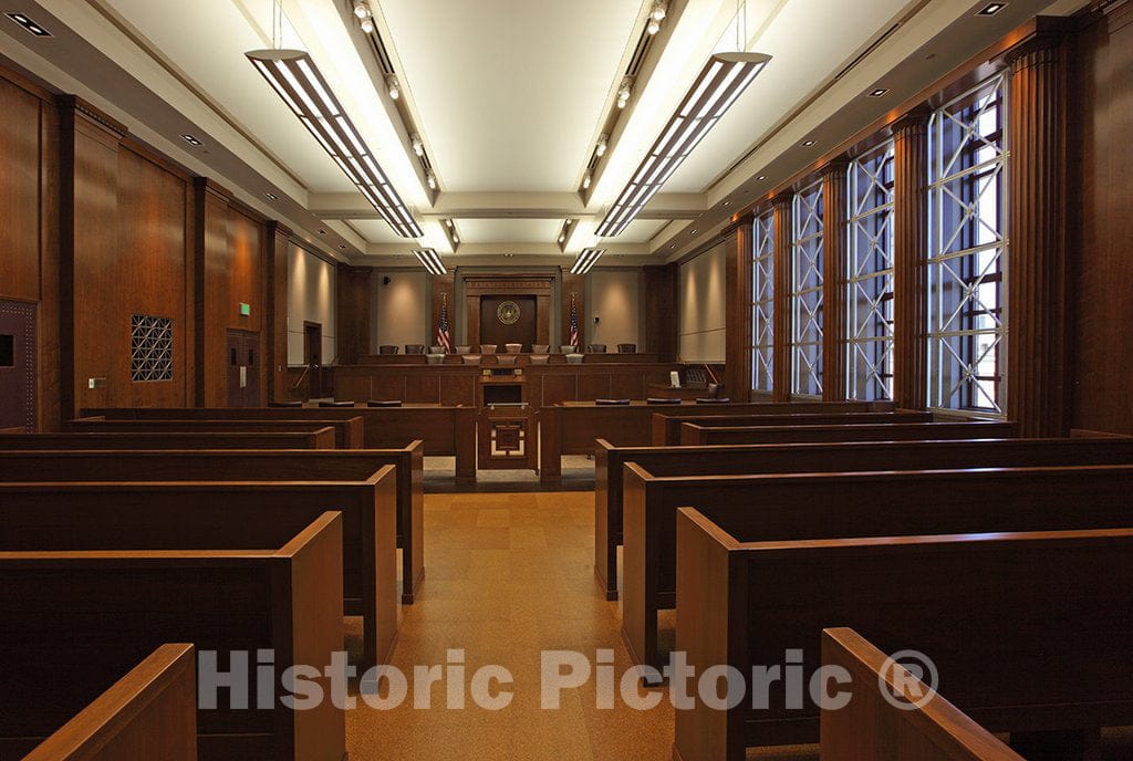 Photo- William Kenzo Nakamura U.S. Courthouse, Seattle, Washington 2 Fine Art Photo Reproduction