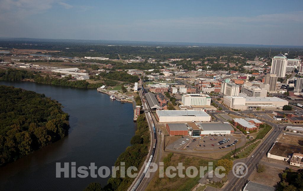 Photo- Aerial View of Montgomery, Alabama 1 Fine Art Photo Reproduction