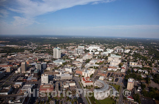 Photo- Aerial View of Montgomery, Alabama 4 Fine Art Photo Reproduction