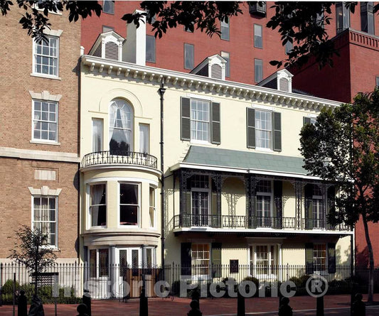 Photograph- Historic Home Built by Benjamin Ogle Tayloe in 1830, Lafayette Park, Located Directly North of The White House on H Street Between 15th and 17th Streets, N.W, Washington, D.C.
