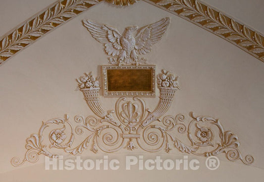 Photo- Librarian's Room. Architectural Ornamentation. 1 Fine Art Photo Reproduction