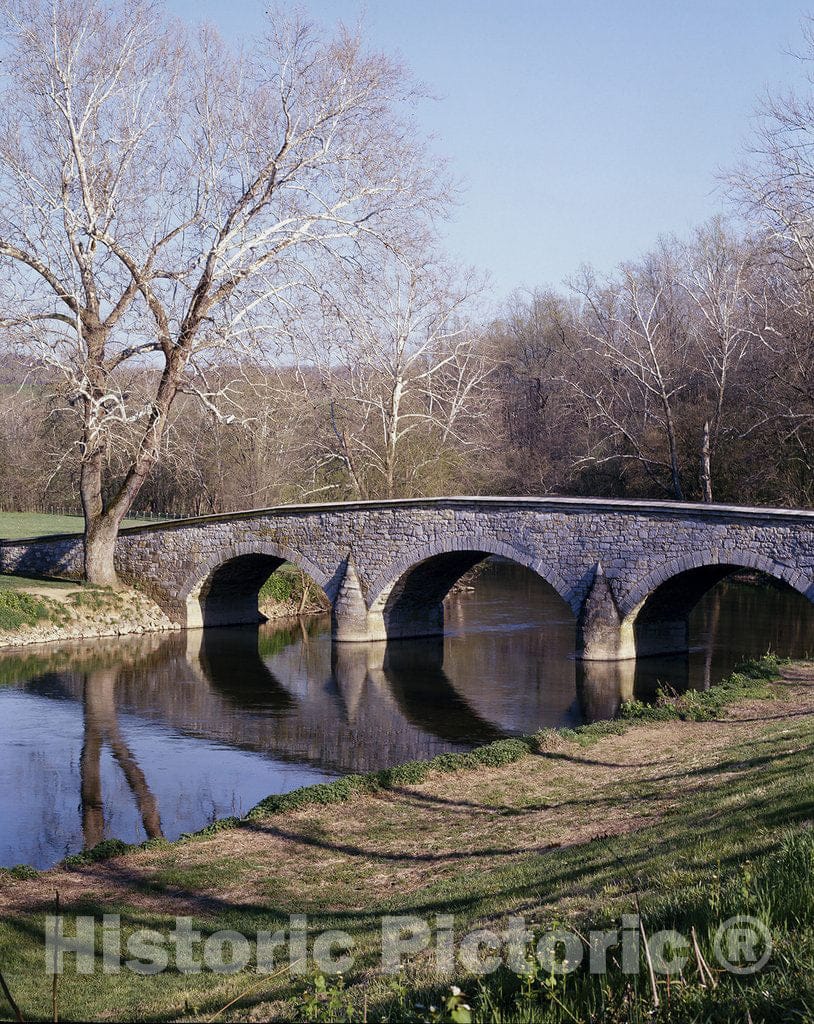 Sharpsburg, MD Photo - Historic Burnside's Bridge, Antietam, Near Sharpsburg, Maryland