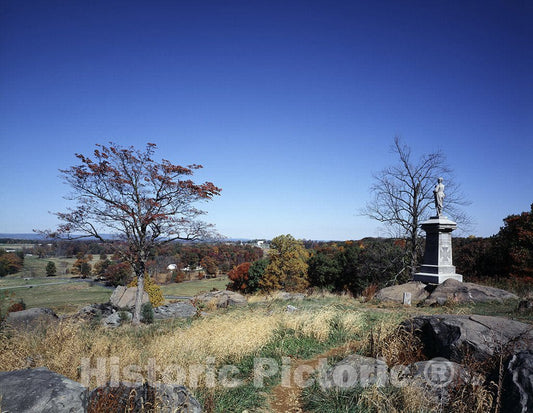 Gettysburg, PA Photo - Little Round Top vista, Gettysburg National Military Park, Gettysburg, PA