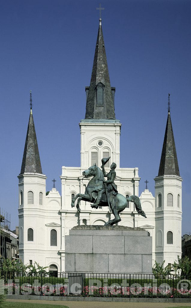 New Orleans, LA Photo - Historic Jackson Square, New Orleans, Louisiana