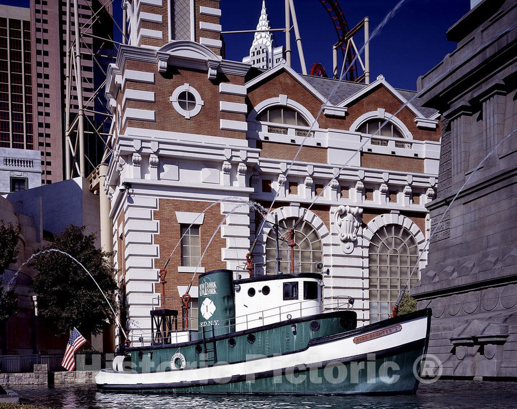 Las Vegas, NV Photo - New York Casino fireboat in Las Vegas, Nevada