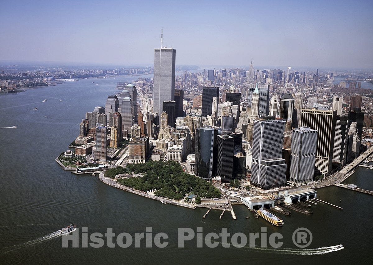 New York, NY Photo - Battery Park View, New York World Trade Center-