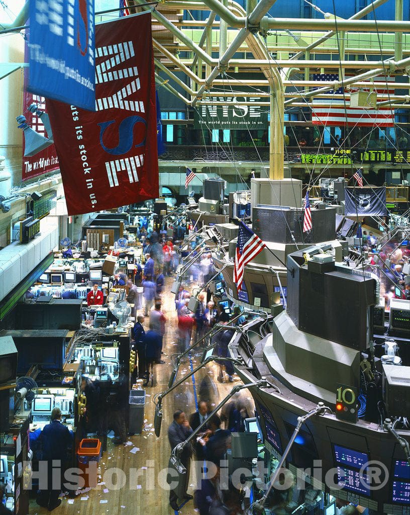 New York, NY Photo - Trading Floor, New York Stock Exchange, New York, New York