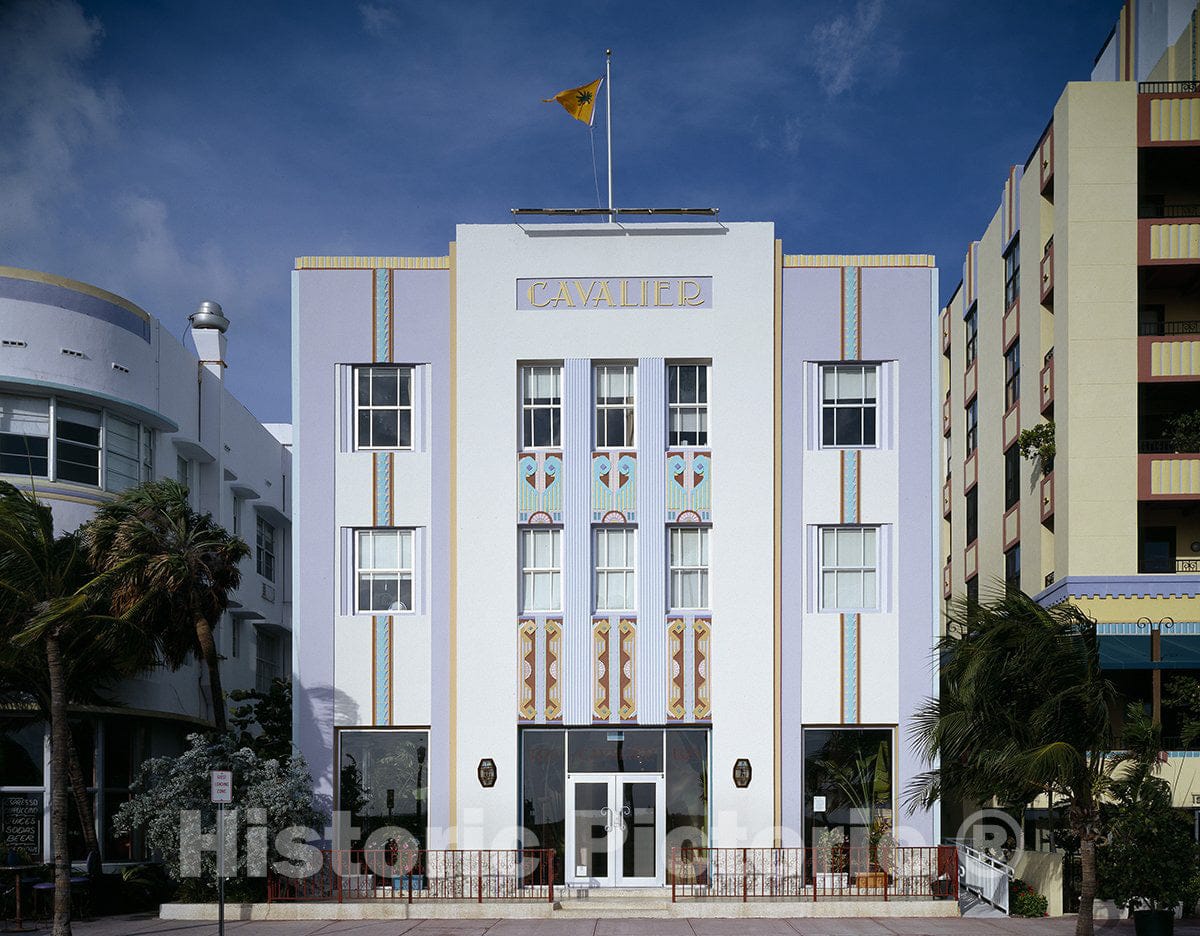 Miami, FL Photo - Art Deco Cavalier Hotel. Miami Beach, Florida