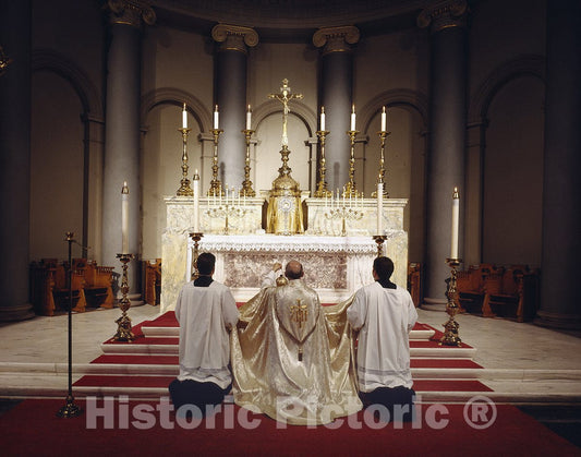 Baltimore, MD Photo - Pulpit in The Baltimore Basilica, Baltimore, Maryland