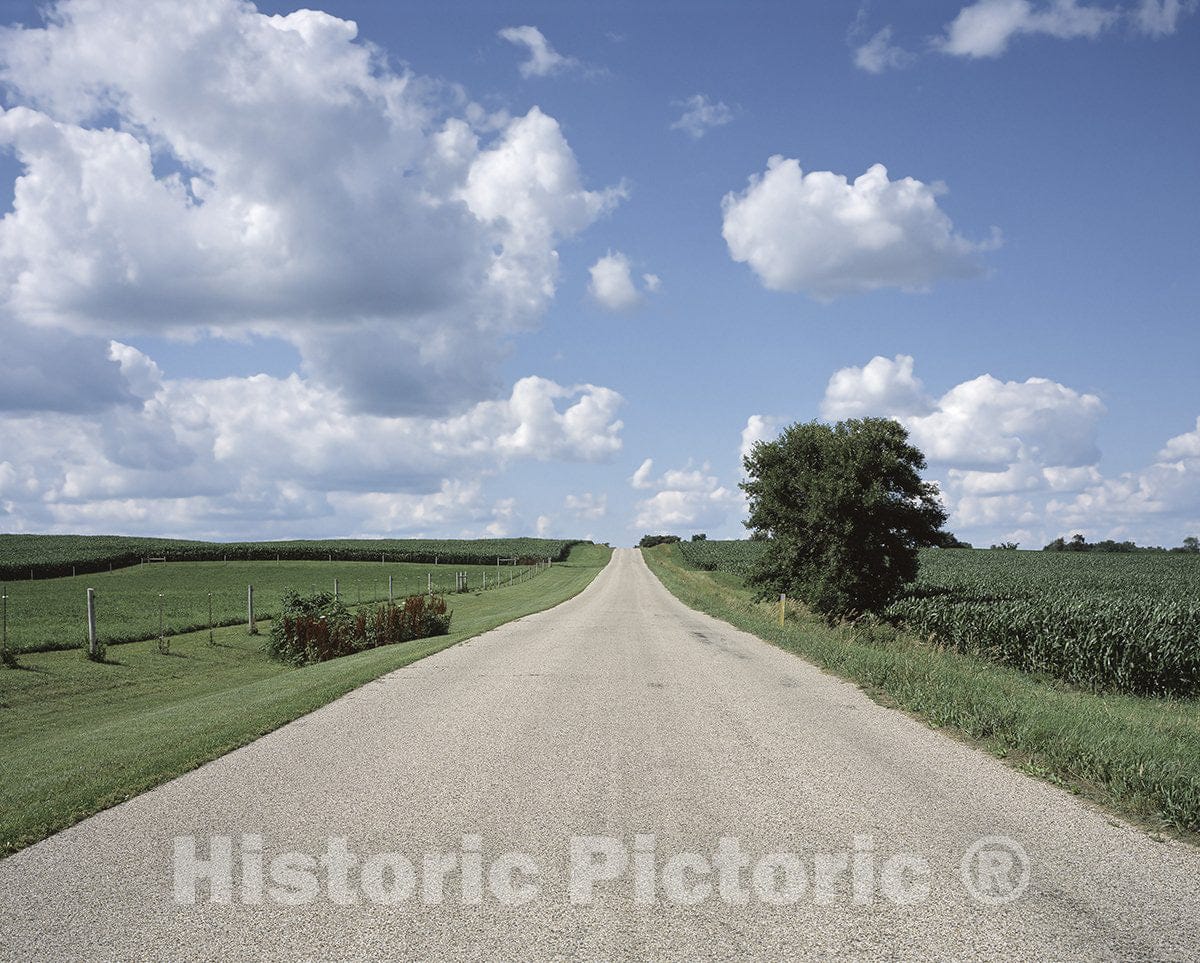 United States Photo - Country Road in Rural America