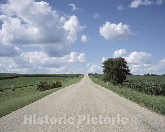 United States Photo - Country Road in Rural America