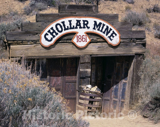 Virginia City, NV Photo - Silver Mine in Virginia City, Nevada, Dates Back to 1860