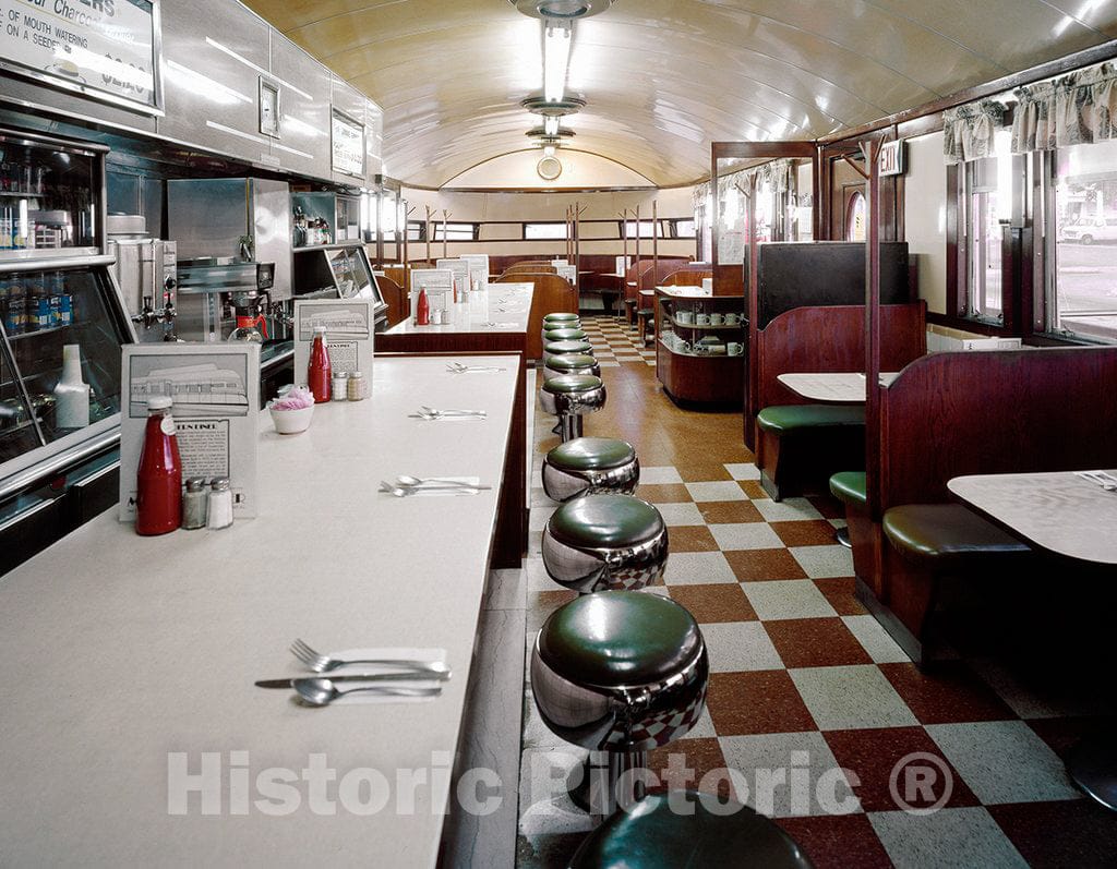 Photo - Modern Diner, Pawtucket, Rhode Island- Fine Art Photo Reporduction