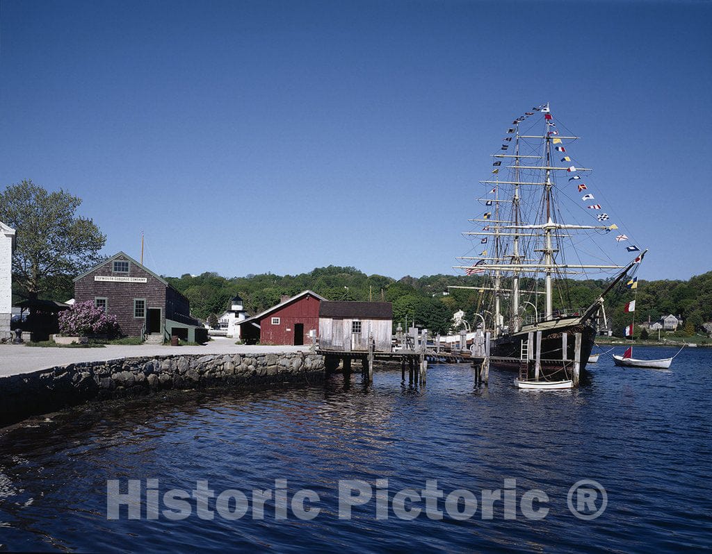 Mystic, CT Photo - Charles W. Morgan whaling ship, Mystic Seaport, Connecticut