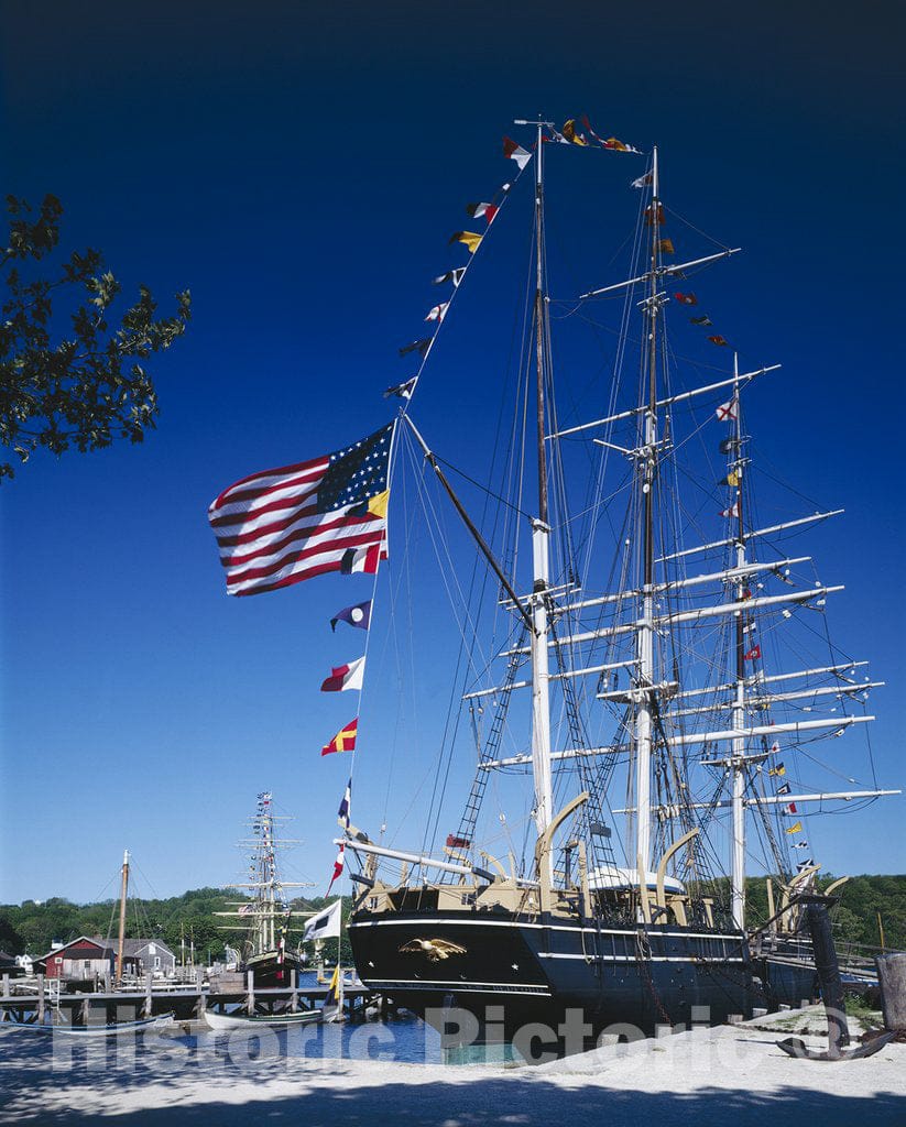 Mystic, CT Photo - Charles W. Morgan whaling Ship, Mystic Seaport, Connecticut