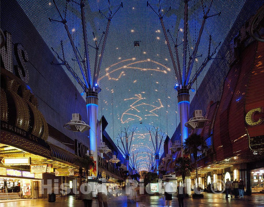Las Vegas, NV Photo - Downtown 'Fremont Street Experience' Light Show, Las Vegas, Nevada