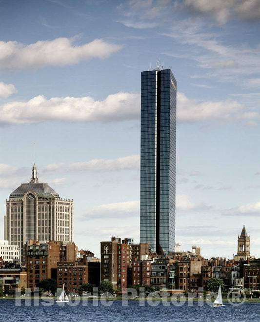 Photo - Charles River Cityscape, Boston, Massachusetts- Fine Art Photo Reporduction