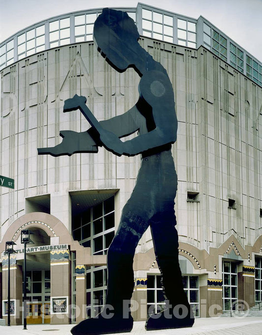 Photo -Hammering Man Art, Seattle, Washington- Fine Art Photo Reporduction