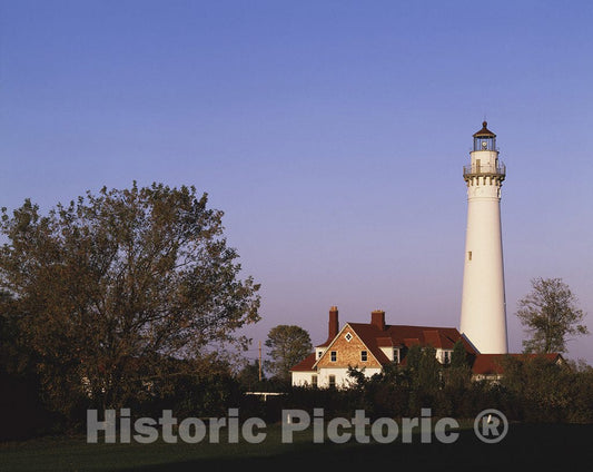 Racine, WI Photo - Windpoint Lighthouse in Racine, Wisconsin