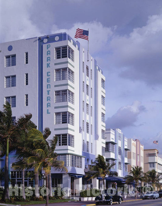 Photo - South Beach Row, South Beach, Florida- Fine Art Photo Reporduction