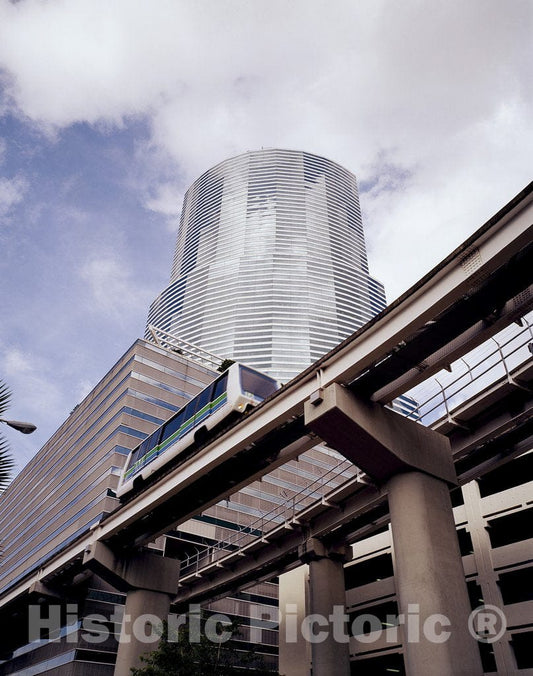 Miami, FL Photo - Miami Metromover, Miami, Florida