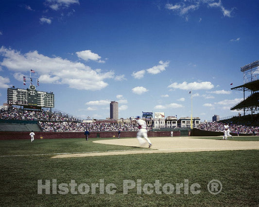 Chicago, IL Photo - Wrigley Field, Chicago, Illinois