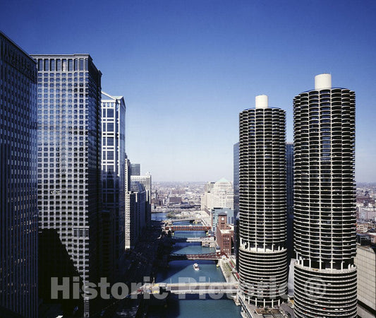 Chicago, IL Photo - Marina City Overlook, Chicago, Illinois