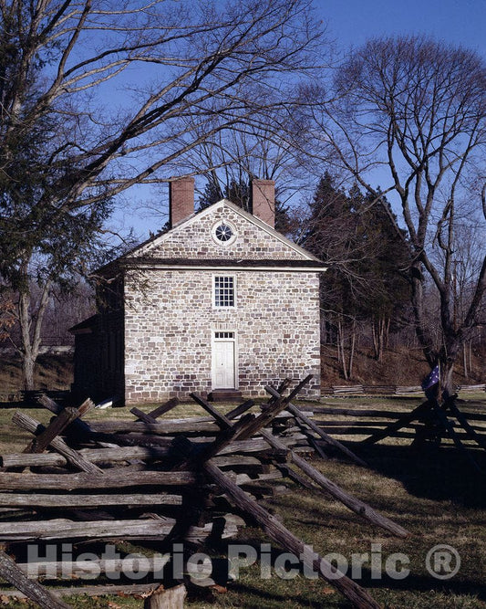 Valley Forge, PA Photo - Revolutionary Army Headquarters, Valley Forge, Pennsylvania