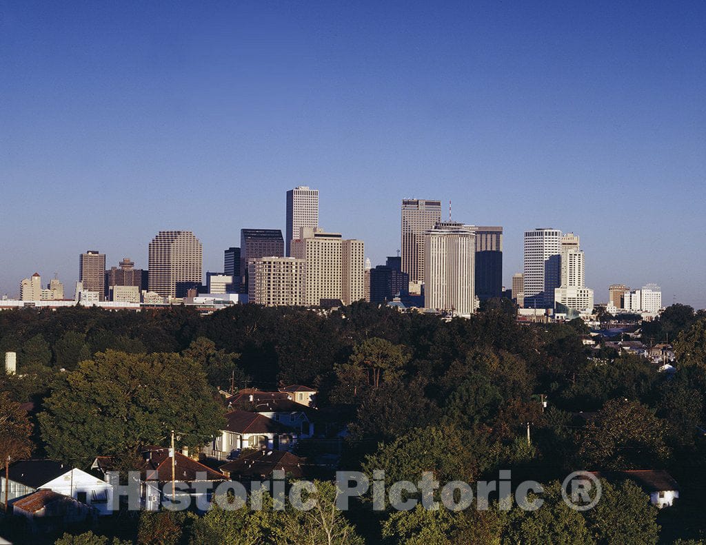 New Orleans, LA Photo - Skyline, New Orleans, Louisiana