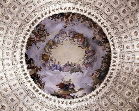 Washington, D.C. Photo - Rotunda Ceiling, U.S. Capitol, Washington, D.C.