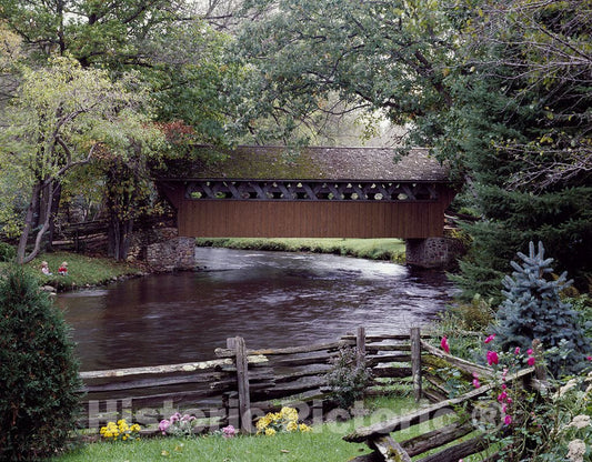 Little Hope, WI Photo - Bridge in Spring, Little Hope, Wisconsin