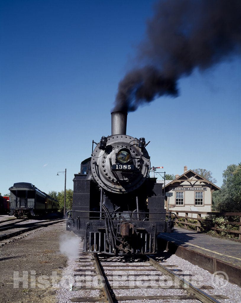 North Freedom, WI Photo - Train Locomotive, Mid-Continent Museum, Wisconsin