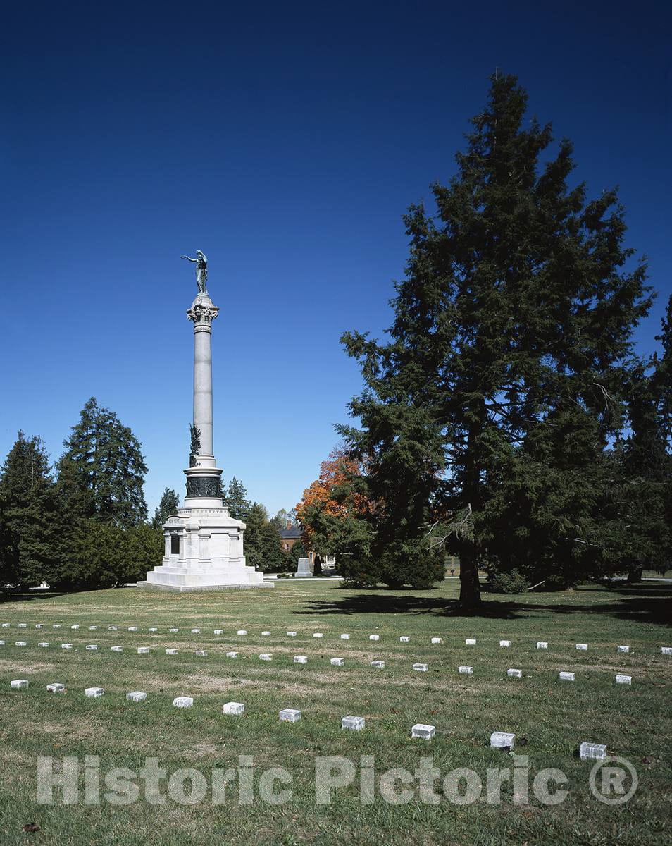 Photo - New York Monument, Gettysburg National Military Park, Gettysburg, Pennsylvania- Fine Art Photo Reporduction