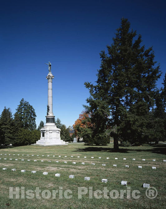 Photo - New York Monument, Gettysburg National Military Park, Gettysburg, Pennsylvania- Fine Art Photo Reporduction