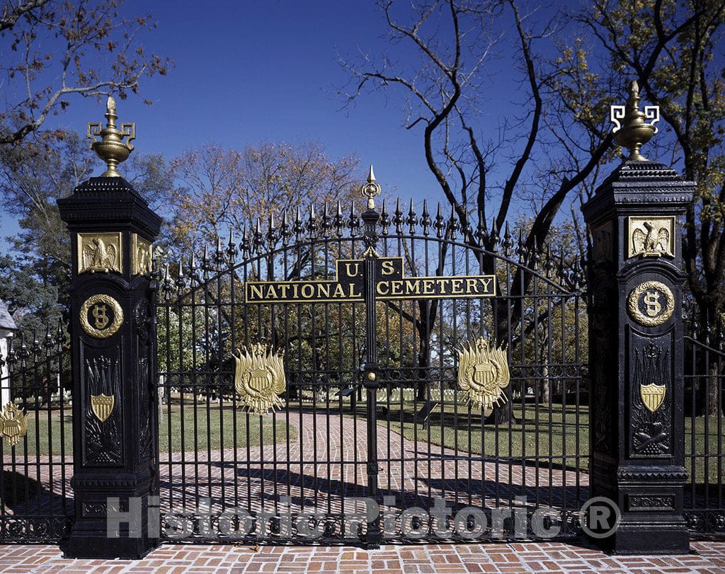 Shiloh, TN Photo - Cemetery gate, Shiloh, TN