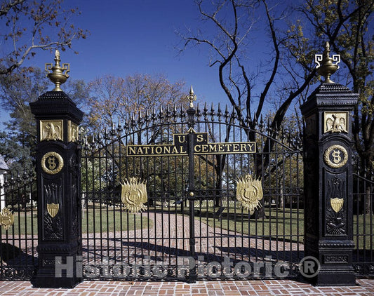 Shiloh, TN Photo - Cemetery gate, Shiloh, TN