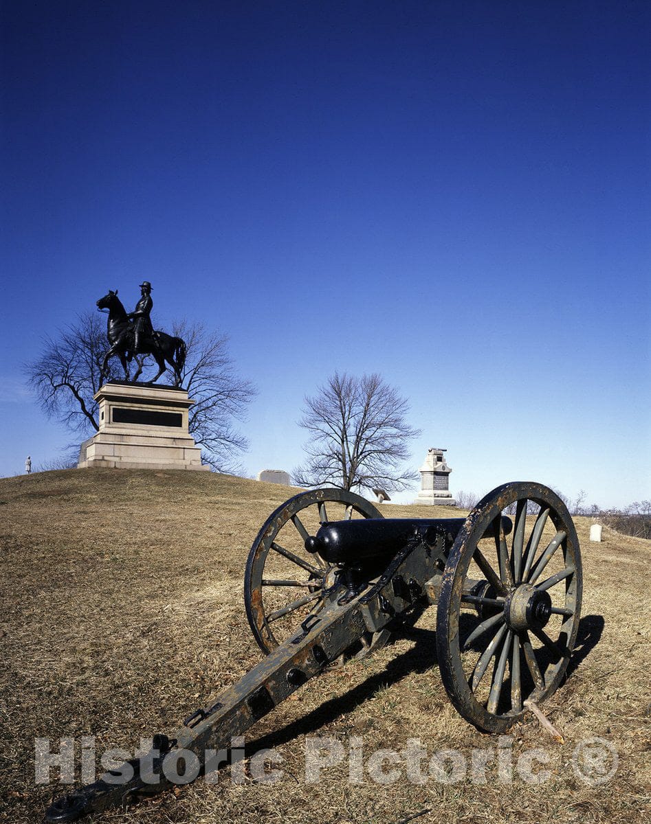 Gettysburg, PA Photo - Hancock Monument at Gettysburg National Military Park-