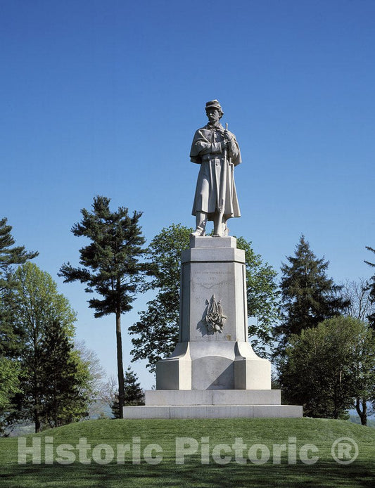 Sharpsburg, MD Photo - Statue"The Private Soldier," Antietam National Cemetery, near Sharpsburg, Maryland
