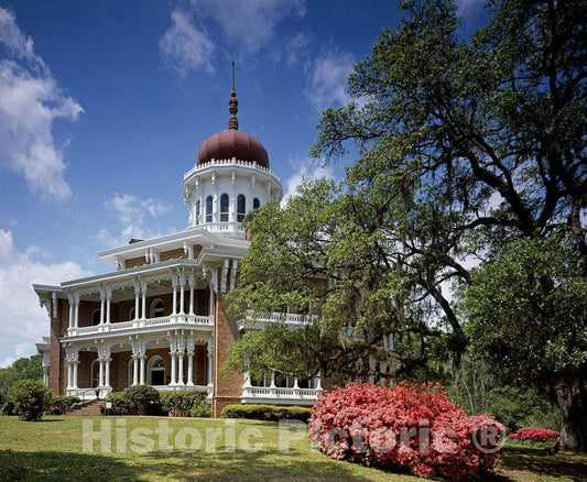 Natchez, MS Photo - Longwood Plantation in Spring, Natchez, Mississippi