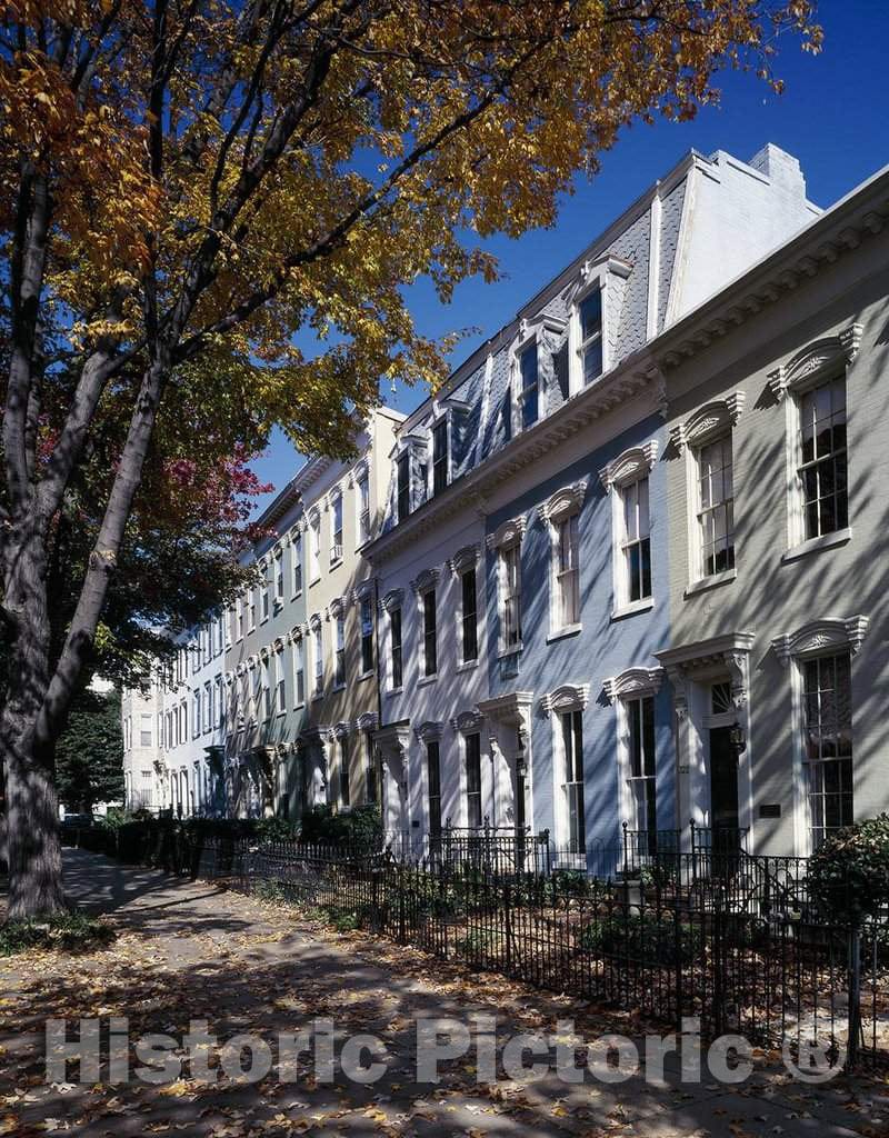Photo- Capitol Hill Neighborhood, Washington, D.C. 1 Fine Art Photo Reproduction