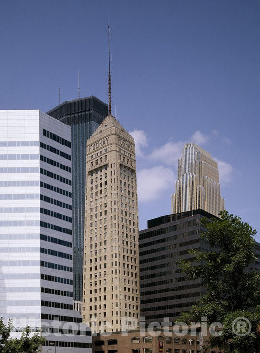 Minneapolis, MN Photo - The Foshay Tower, Now The W Minneapolis, The Foshay Hotel, is a Skyscraper in Minneapolis, Minnesota