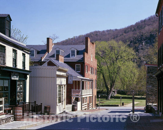 Harpers Ferry, WV Photo - Quiet Street in National Historical Park, Harpers Ferry, West Virginia