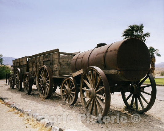 Death Valley, CA Photo - Borax Wagons, Death Valley, California