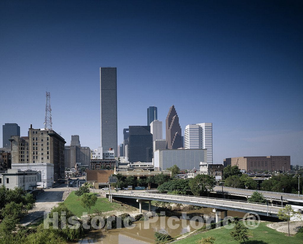 Houston, TX Photo - View of Houston from University of Houston Located in Downtown Houston, TX