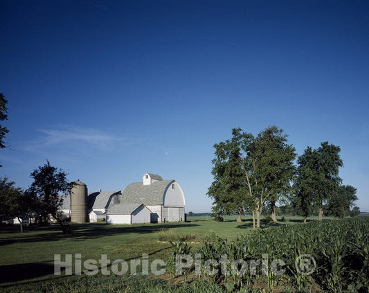 Caledonia, IL Photo - Rural Farm Scene in Illinois