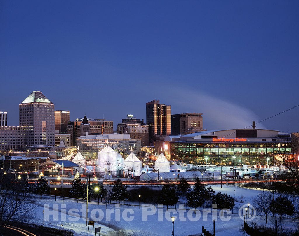 Saint Paul, MN Photo - St. Paul, Minnesota During The Ice Festival