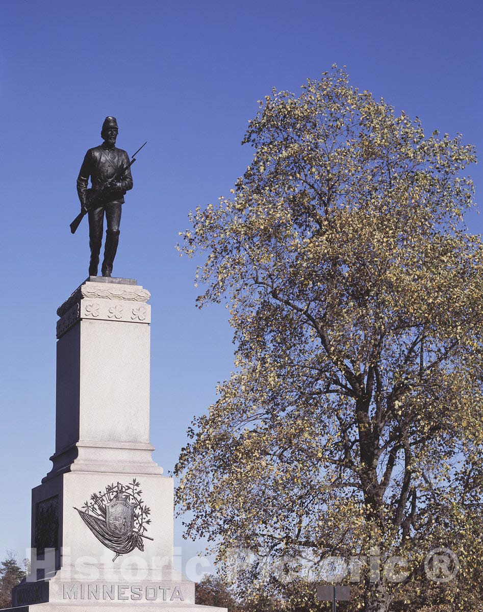 Gettysburg, PA Photo - Minnesota monument, Gettysburg National Military Park-