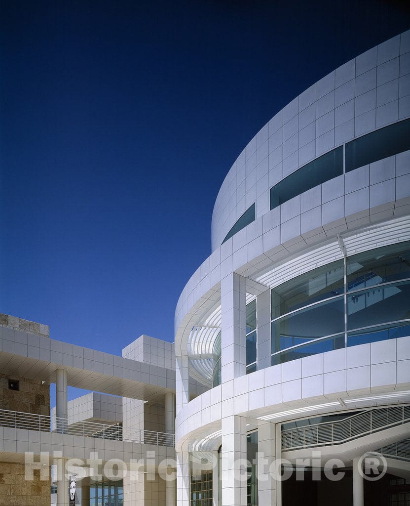 Los Angeles, CA Photo - Getty Center Architectural Detail, Los Angeles, California