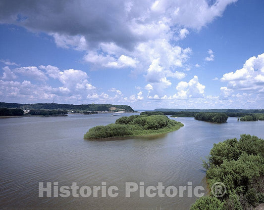 Illinois Photo - Mississippi River, Illinois