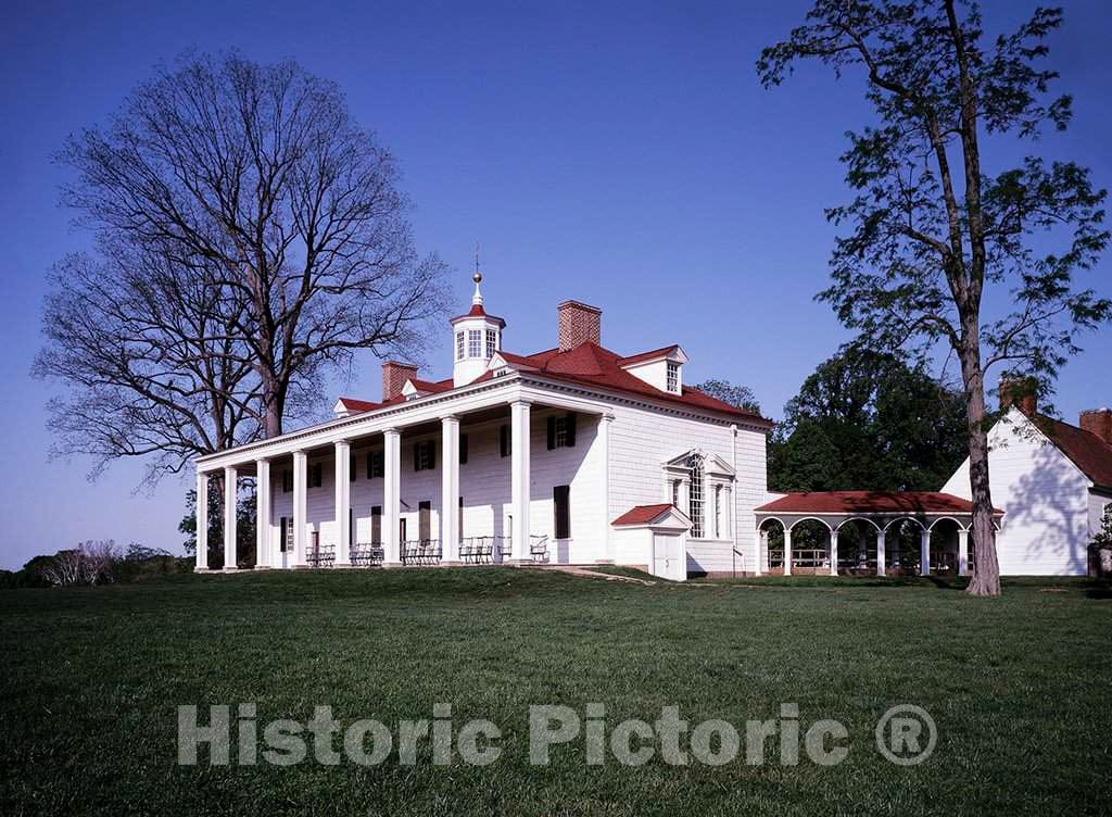 Photo - George Washington's estate, Mount Vernon, Virginia- Fine Art Photo Reporduction